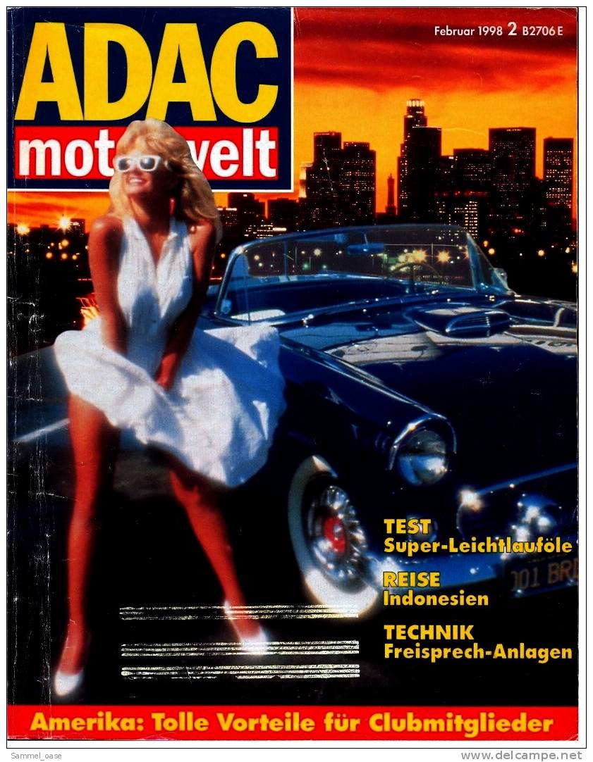 ADAC Motorwelt 2/1998  Mit :  Test :  Saab 9-5 2.3 SE  ,   Suzuki Wagon R+ - Cars & Transportation