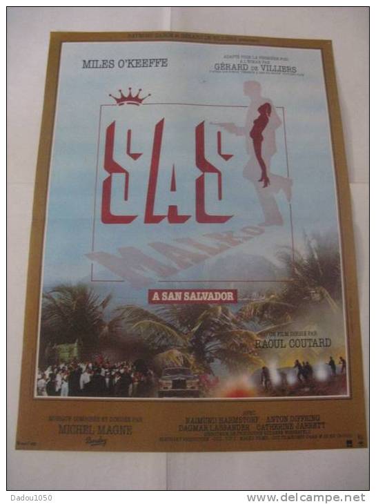 Affiche Cinéma SAS A SAN SALVADOR - Affiches & Posters