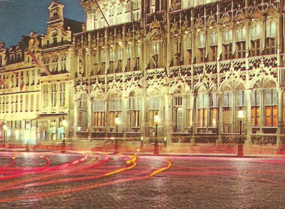 BRUXELLES GRAND PLACE NUIT HOTEL DE VILLE MARIE BRUSSEL MARKT BROODHUIS BRUSSELS MARKET PLACE KINGS HOUSE LIGHT  057 - Brussels By Night