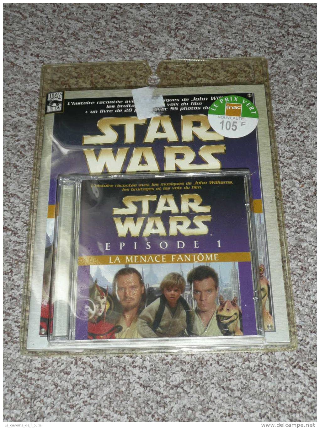 CD Neuf Star Wars Episode 1, La Menace Fantôme, Histore Racontée, Musiques, Bruitages, Voix, Livrets - Altri & Non Classificati