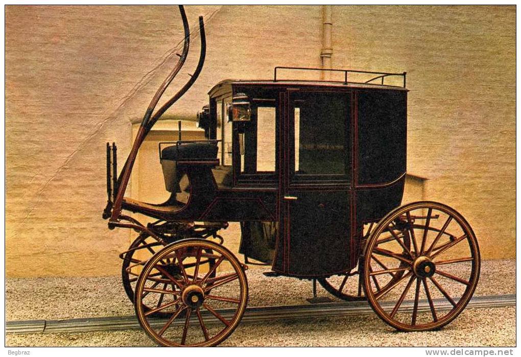 VOITURE HIPPOMOBILE   BROUGHAM - Taxis & Fiacres