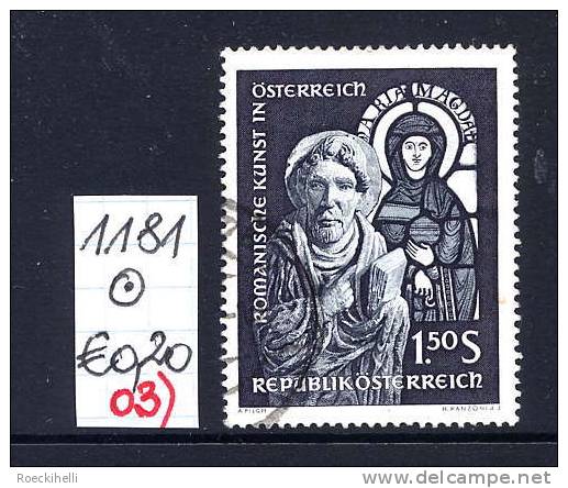 21.5.1964 - SM "Romanische Kunst In Österreich" - O  Gestempelt  - Siehe Scan (1181o 03) - Usati