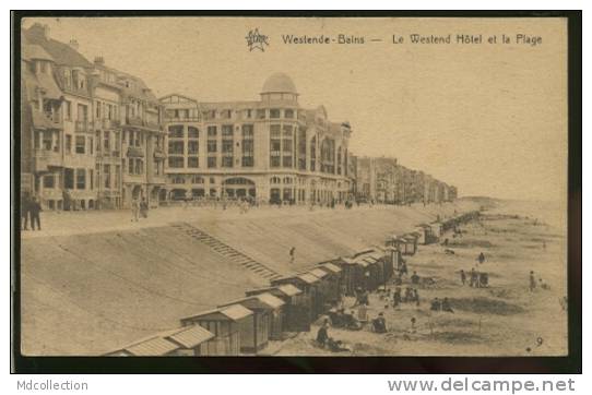 BELGIQUE WESTENDE / Le Westende Hôtel Et La Plage / - Westende