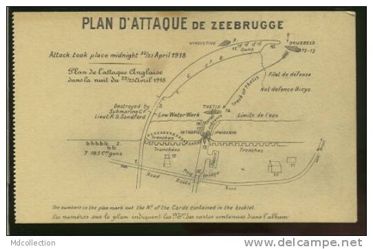 BELGIQUE ZEEBRUGGE / Plan D'attaque De Zeebrugge / - Zeebrugge