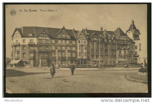 BELGIQUE LE ZOUTE / Place Albert Ier / - Knokke