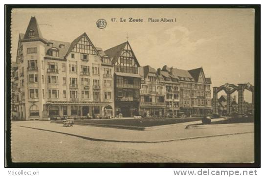 BELGIQUE LE ZOUTE / Place Albert Ier / - Knokke