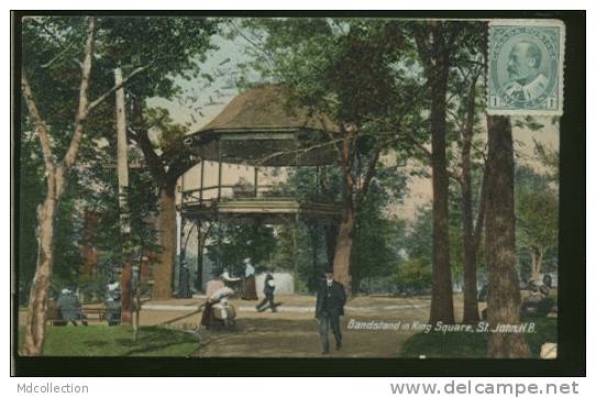 CANADA SAINT JOHN / Bandstand In King Square / CARTE COULEUR - St. John