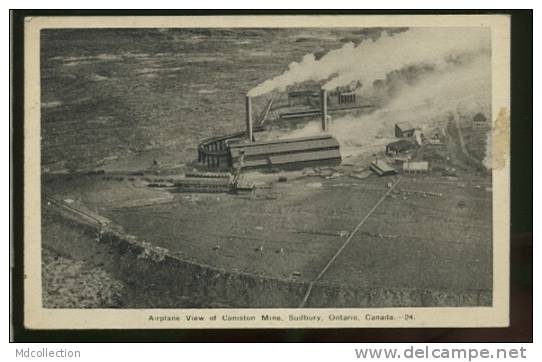 CANADA SUDBURY / Airplane View Of Coniston Mine / - Autres & Non Classés