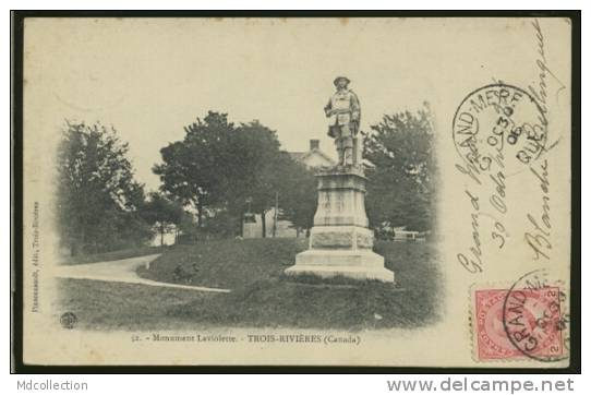 CANADA TROIS RIVIERES / Monument Laviolette / - Trois-Rivières