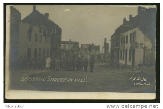 BELGIQUE VISE / Zerstörte Strasse In Visé / - Visé