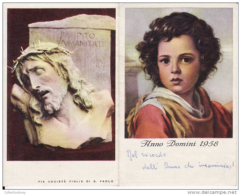 SANTINO - CALENDARIO 1958 - ANNO DOMINI - Religion & Esotericism