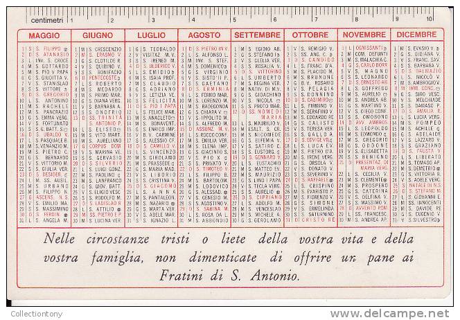 SANTINO - CALENDARIO 1965 - S. ANTONIO ( IN PLASTICA) - Religion & Esotérisme