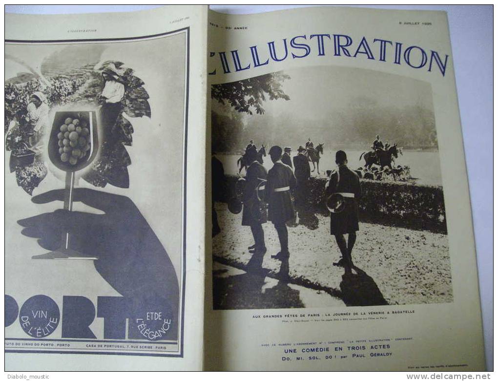 6 Juillet 1935 : Les CROIX De FEU ; Aviation à BUC ; Courteline ; JAPON ; Le Nouvel Hôtel De Ville De BAPAUME........... - L'Illustration