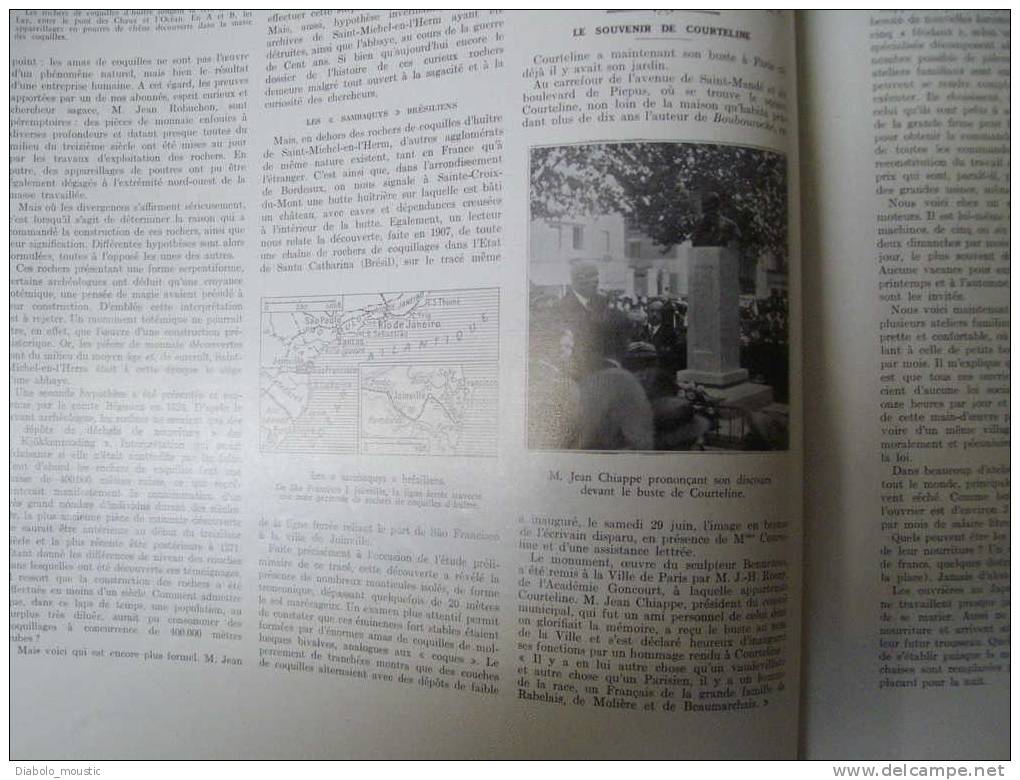 6 Juillet 1935 : Les CROIX De FEU ; Aviation à BUC ; Courteline ; JAPON ; Le Nouvel Hôtel De Ville De BAPAUME........... - L'Illustration