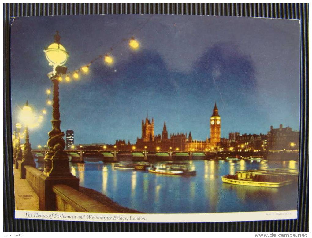 CPSM ANGLETERRE-The Houses Of Parliament And Westminster Bridge,London - River Thames