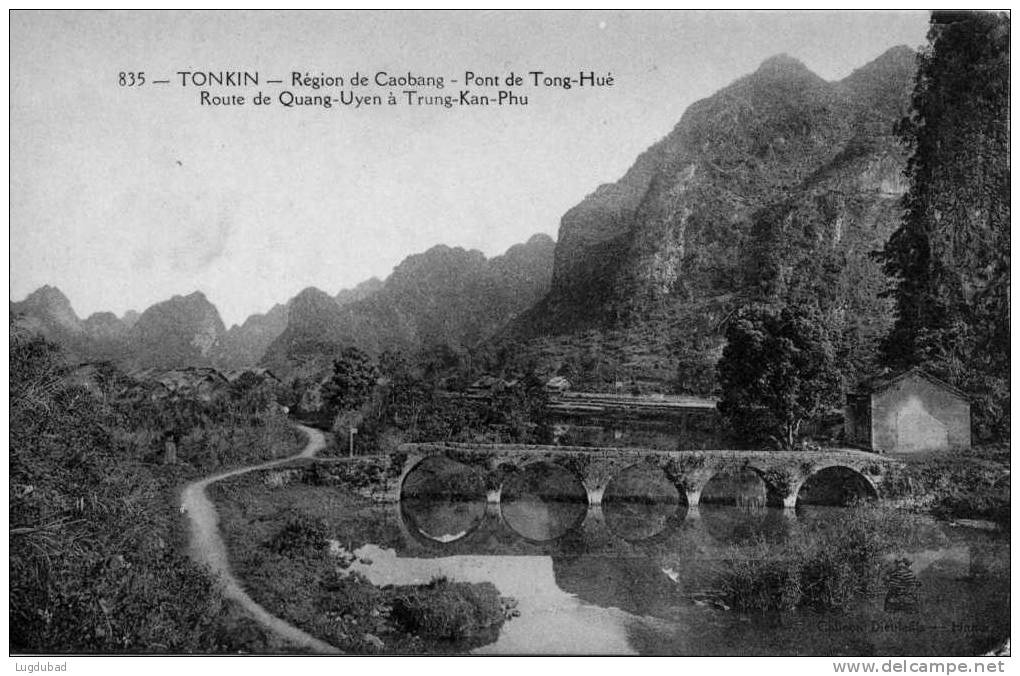 TONKIN - Région De Cao Bang - Pont De Tong Hué - Viêt-Nam