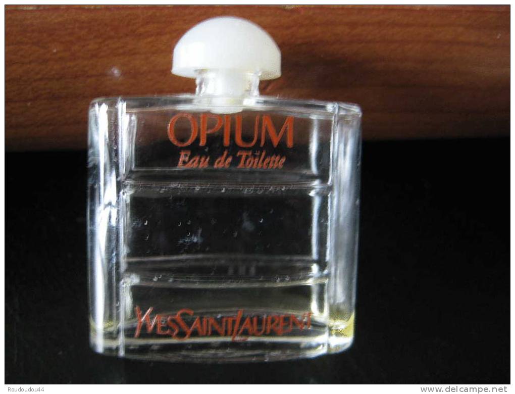 MINIATURE EAU DE TOILETTE 7,5 ML - OPIUM - YVES SAINT LAURENT - VIDE - Miniatures Womens' Fragrances (without Box)