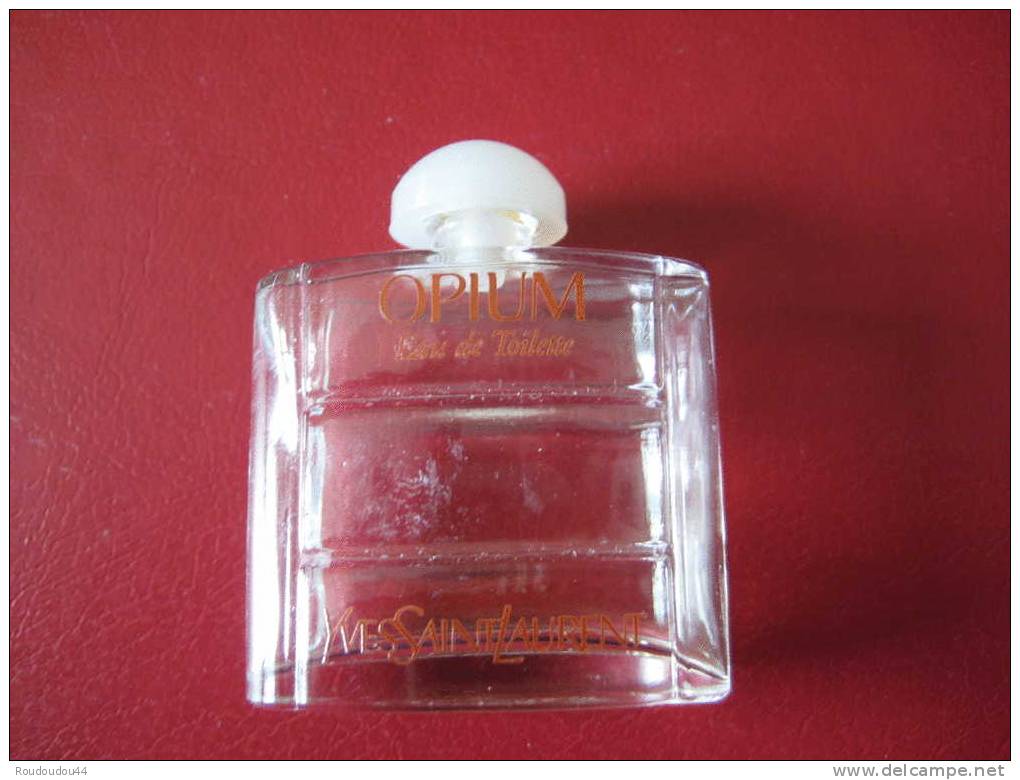 MINIATURE EAU DE TOILETTE 7,5 ML - OPIUM - YVES SAINT LAURENT - VIDE - Miniatures Womens' Fragrances (without Box)