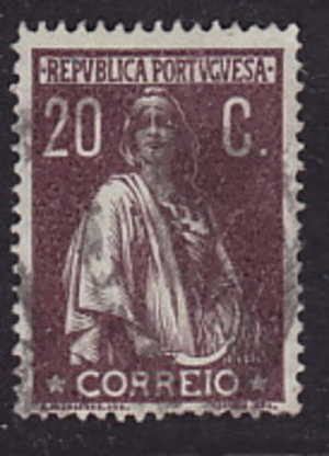 1920  Cérès 0$40  Papier Lisse  Perf 15 X 14 - Used Stamps