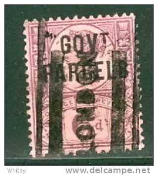 1887 Great Britain Official, 6p Government Parcels Overprint #O34 - Service