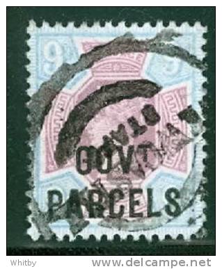 1887 Great Britain Official, 9p Government Parcels Overprint #O35 - Servizio