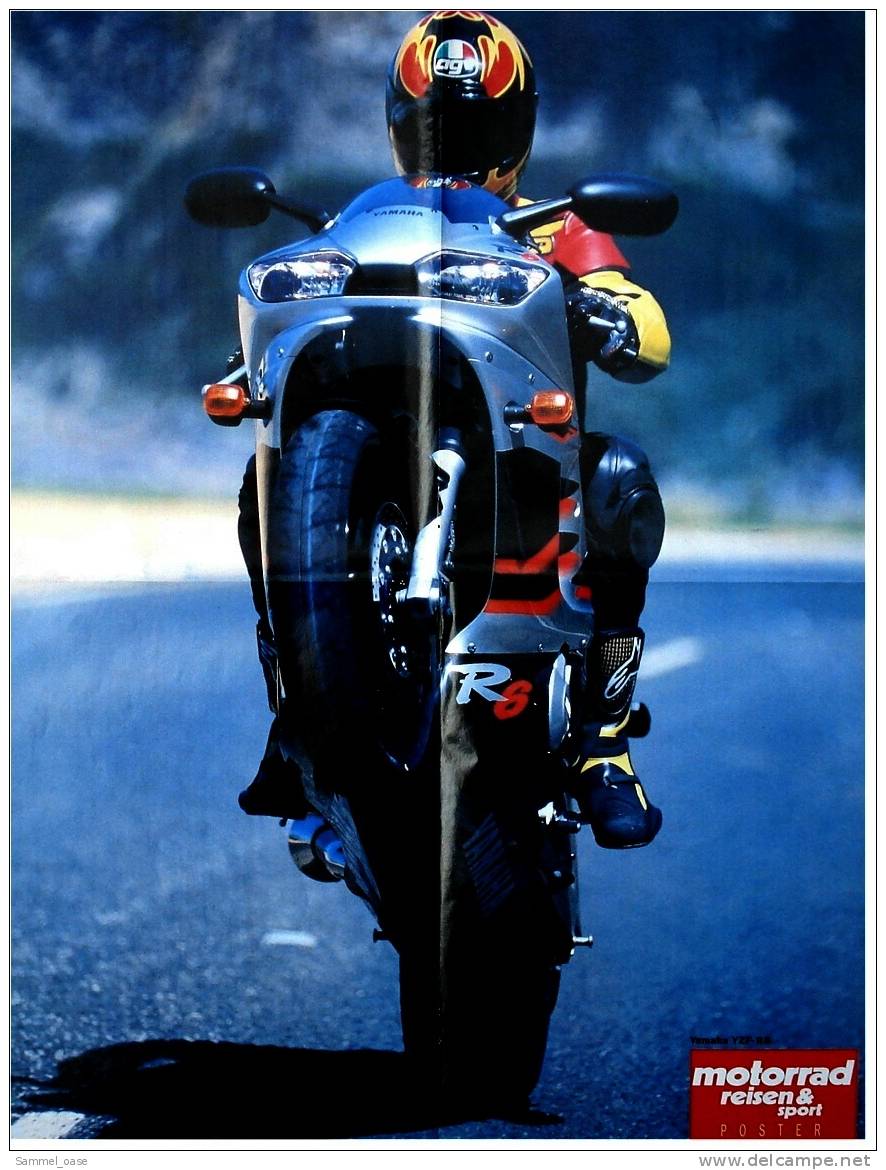 Motorrad Reisen & Sport Zeitschrift  12/ 1998 - Mit :  Test : BMW Gegen Ducati + Yamaha Poster - Auto & Verkehr