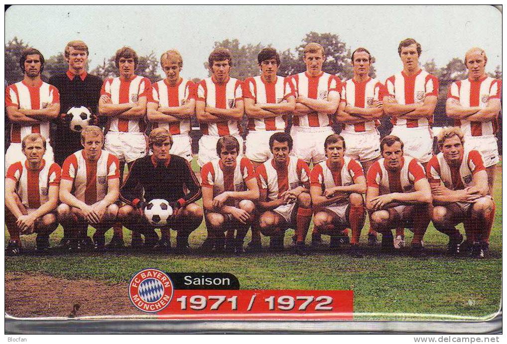 Meister FC Bayern München Und Neuer KICKER 2010/11 25€ Telecard M 05/2003 Meisterschaft 1971/72 - Sonstige & Ohne Zuordnung