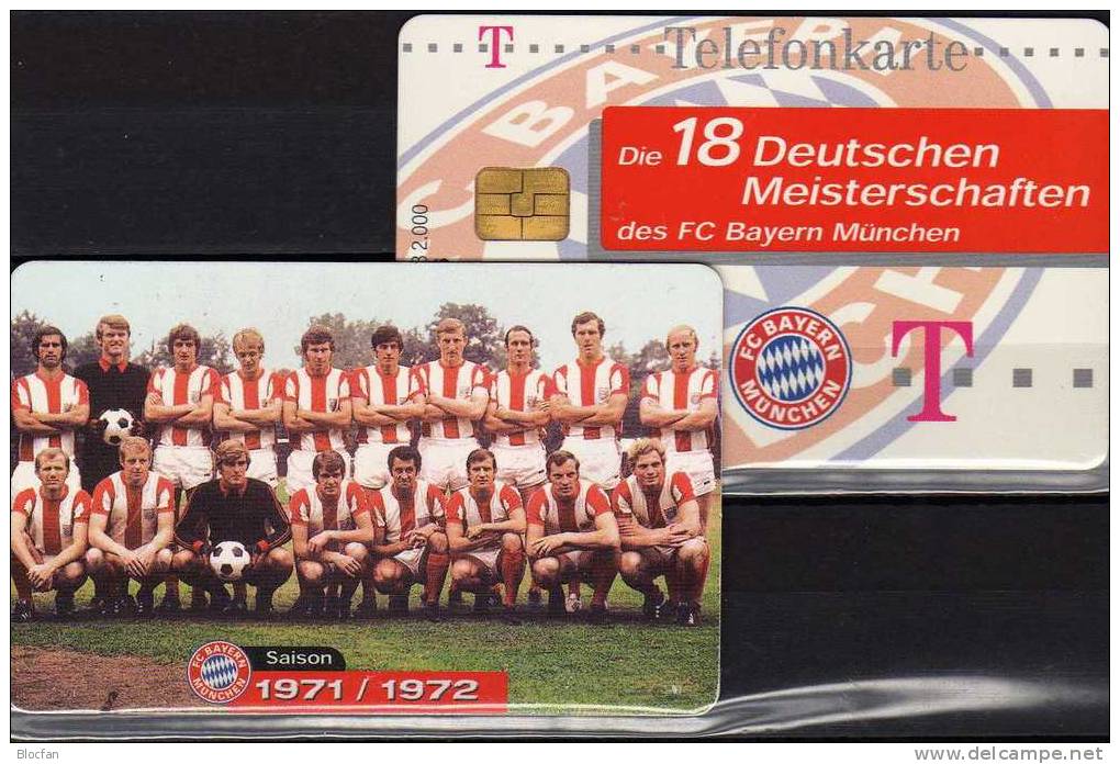 Meister FC Bayern München Und Neuer KICKER 2010/11 25€ Telecard M 05/2003 Meisterschaft 1971/72 - Sonstige & Ohne Zuordnung