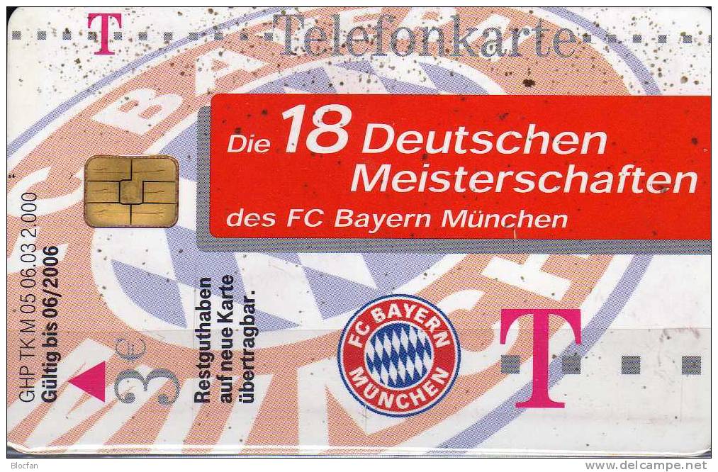 Meister FC Bayern München und neuer KICKER 2010/11 25€ Telecard M 05/2003 Meisterschaft 1971/72