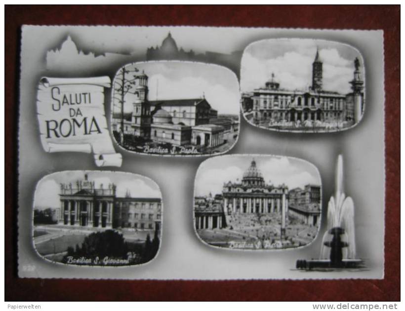 Roma / Rom - Saluti Da Roma Mehrbildkarte - Multi-vues, Vues Panoramiques