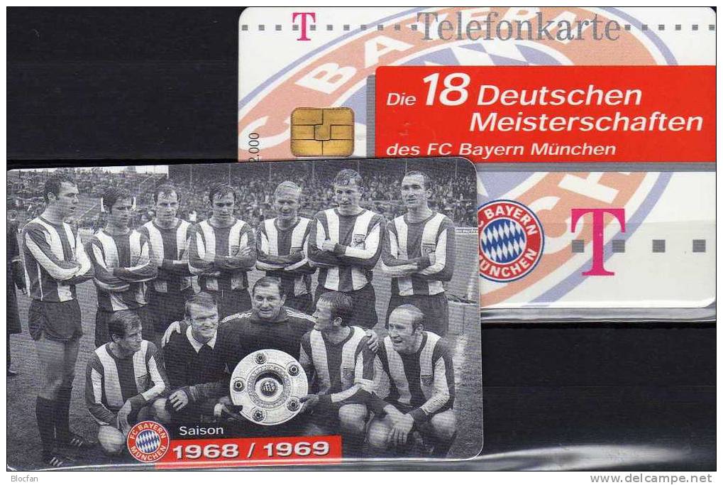 Meister FC Bayern München Und Neuer KICKER 2010/11 25€ Telecard M 04/2003  Meisterschaft 1968/69 - Other & Unclassified