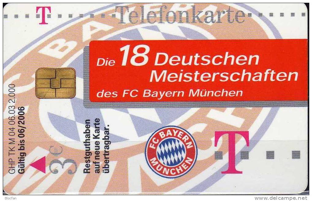 Meister FC Bayern München und neuer KICKER 2010/11 25€ Telecard M 04/2003  Meisterschaft 1968/69