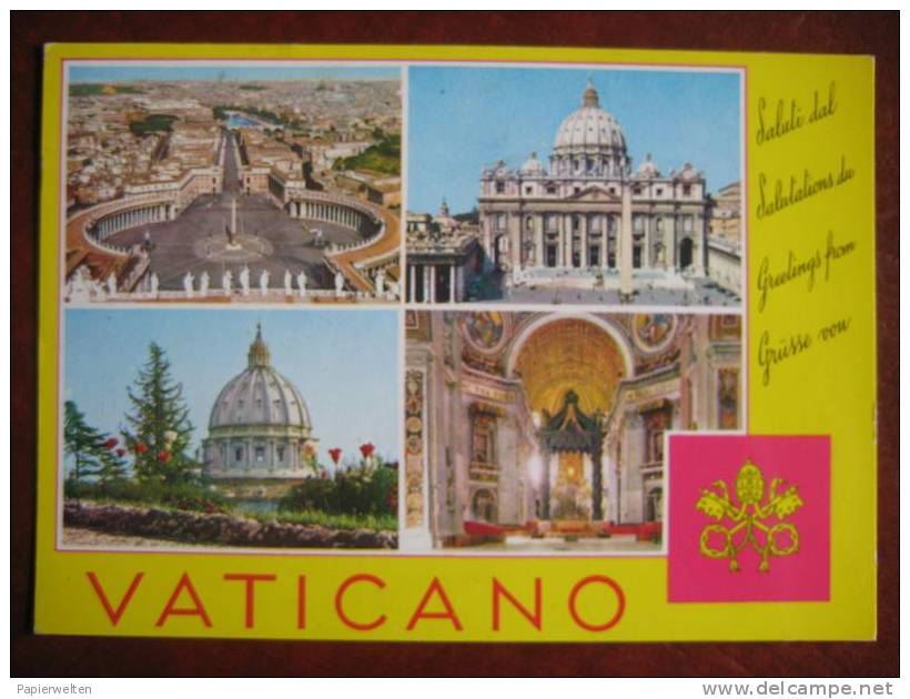 Roma / Rom - Mehrbildkarte Vaticano - Mehransichten, Panoramakarten