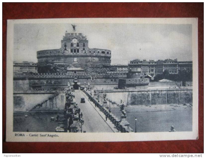 Roma / Rom - Ponte E Castel S. Angelo / Bahnpost - Castel Sant'Angelo