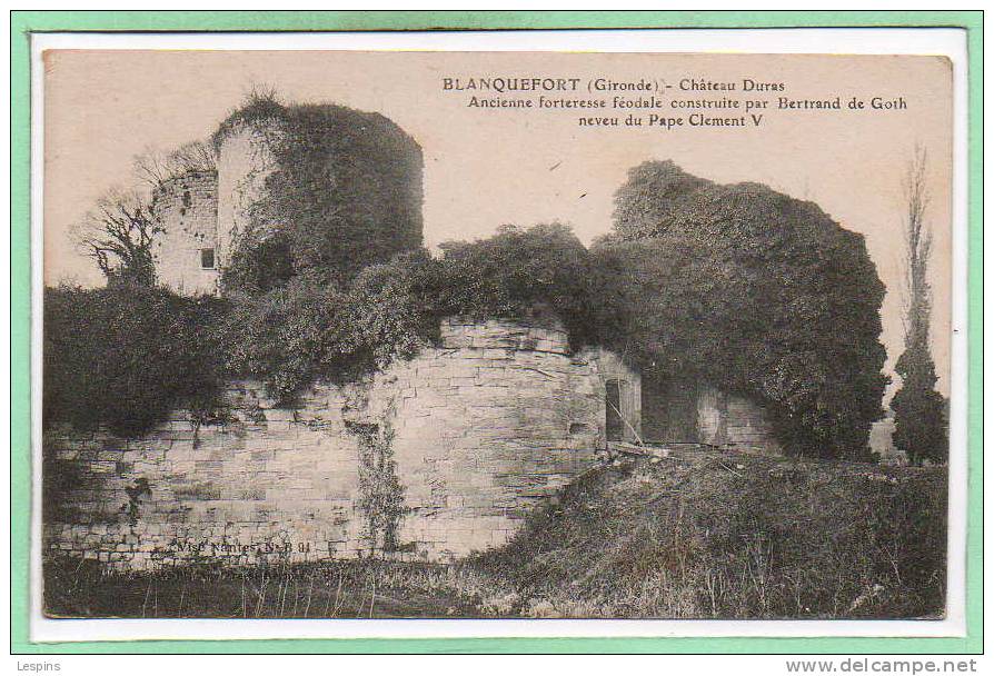 33 - BLANQUEFORT -- Château Duras.... - Blanquefort