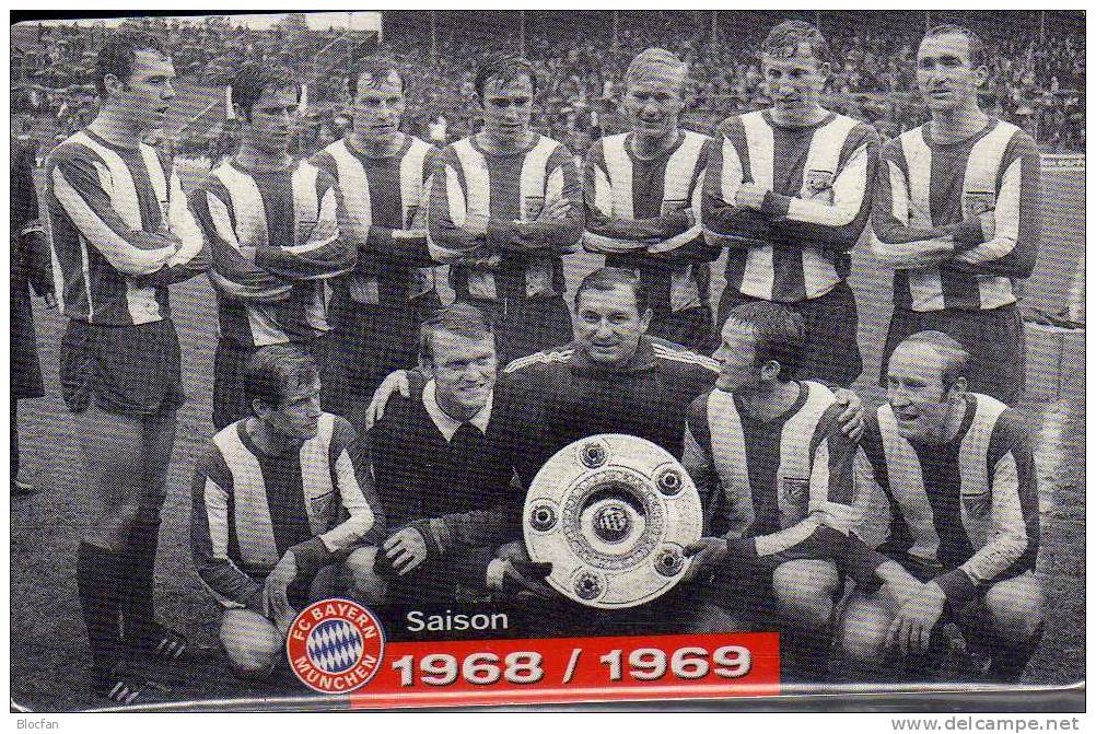 Team Fußball Meister FC Bayern München TK M 04/2003 O 20€ Deutschland Meisterschaft 1968/1969 TC Soccer Telecard Germany - Deportes