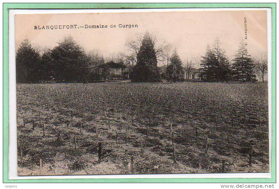 33 - BLANQUEFORT -- Domaine De Curgan - Blanquefort