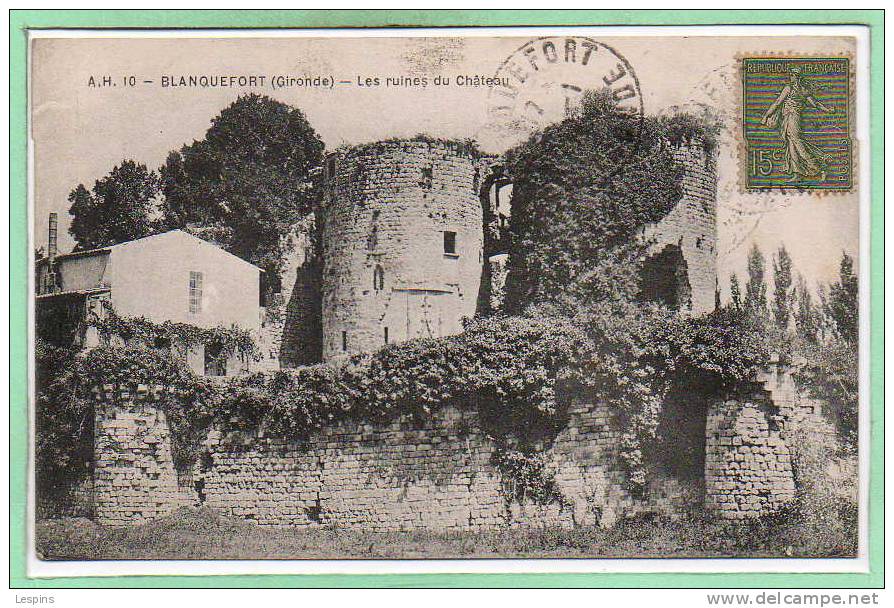 33 - BLANQUEFORT -- Les Ruines Du Château - Blanquefort