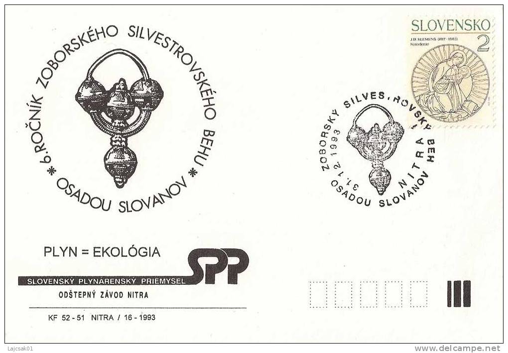 Slovakia 1993.Postal Commemorative Postal Card. PLYN=EKOLOGIA - Gas