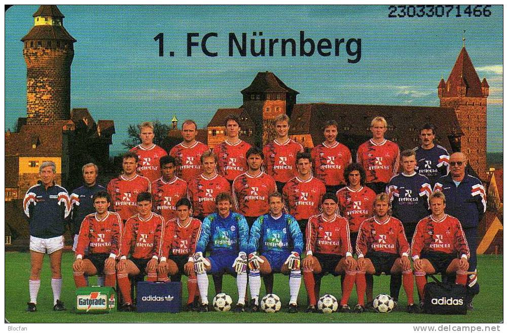 Fußball Berühmter Club Aus Nürnberg 1.FCN Auf TK K 892/1993 25€ Meisterschaft 1920,1968 Soccer Telecard Of Germany Rar!! - Non Classés