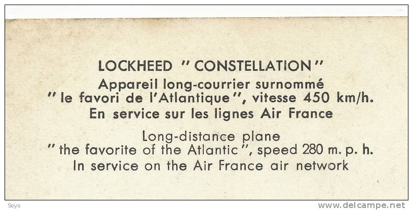 Air France Lockheed Constellation Le Favori De L Atlantique - 1946-....: Ere Moderne