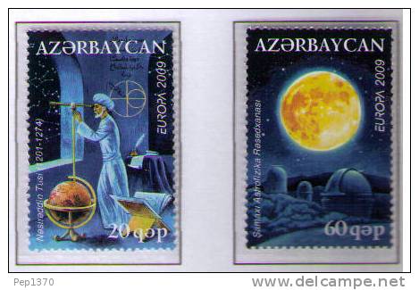 AZERBAIJAN  2009 - EUROPA - 6 SELLOS (2 DE LA SERIE +4 DEL CARNET) - 2009