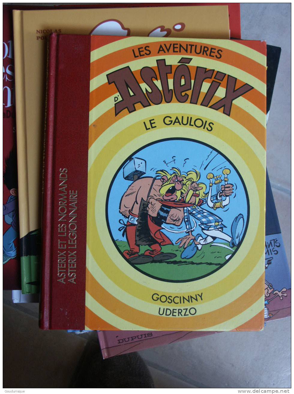 ASTERIX COLLECTION LUXE A DOS ROUGE ASTERIX ET LES NORMAND/ASTERIX LEGIONNAIRE  UDERZO  GOSCINNY - Asterix