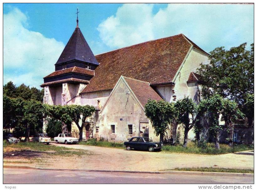 HERY - L´EGLISE - BELLE CARTE PHOTO EN COULEUR AVEC PETITE ANIMATION  -  TOP !!! - Hery