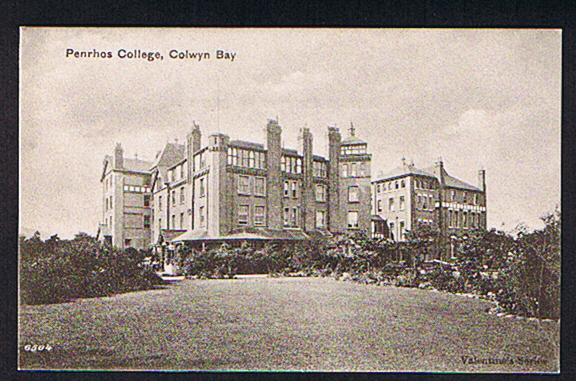 RB 595 - Early Postcard Penrhos College Colwyn Bay Caernarvon Wales - Caernarvonshire