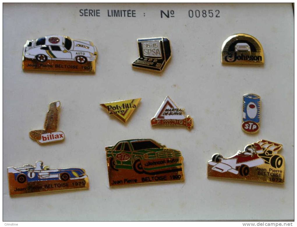 Pins Lot Pins/ Serie Limitée / Jean Pierre Beltoise Coffret - Porsche