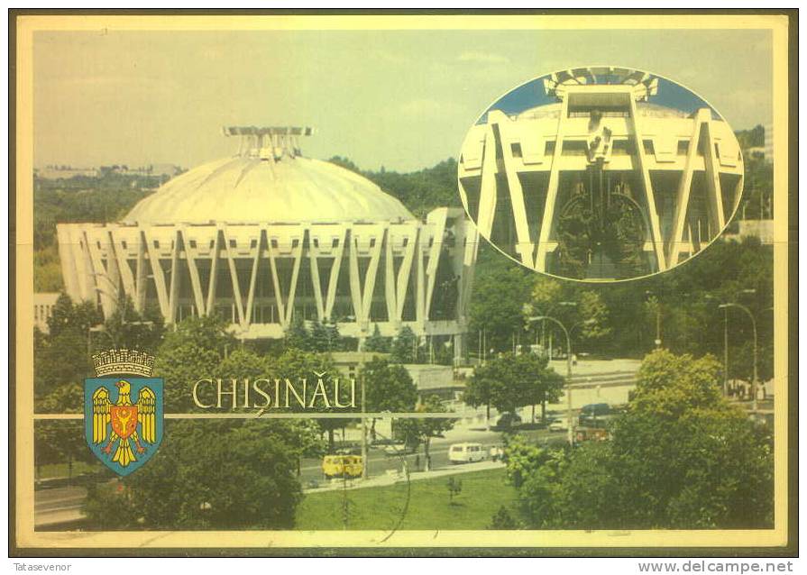 Really Mailed Post Card. MOLDOVA. Chisinau. Circus - Moldavie