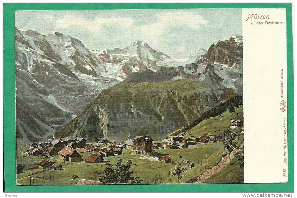 MURREN U DAS BREITHORN - Mürren