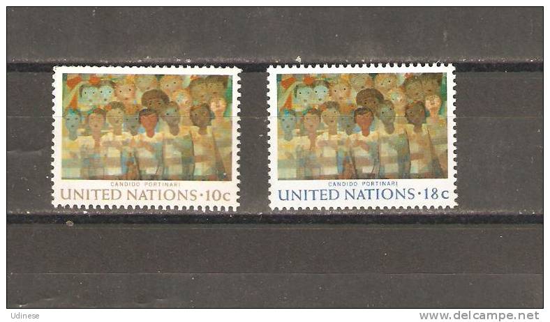 UNITED NATIONS NEW YORK 1974 - ART - CPL. SET - MNH MINT NEUF NUEVO - Ongebruikt