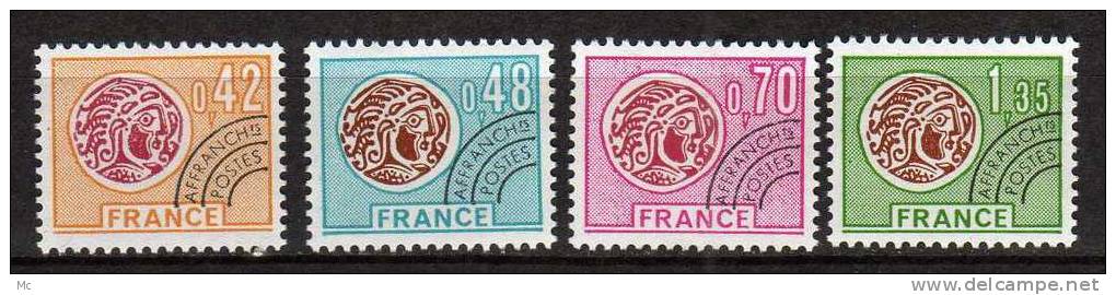 France Préo N° 134 / 137 Luxe ** - 1964-1988